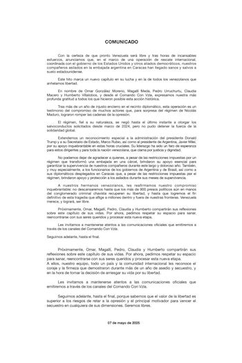 La declaración de comando con