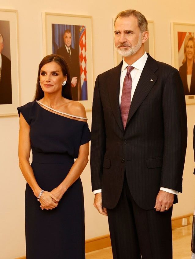 Los reyes Felipe y Letizia en Croacia en 2022