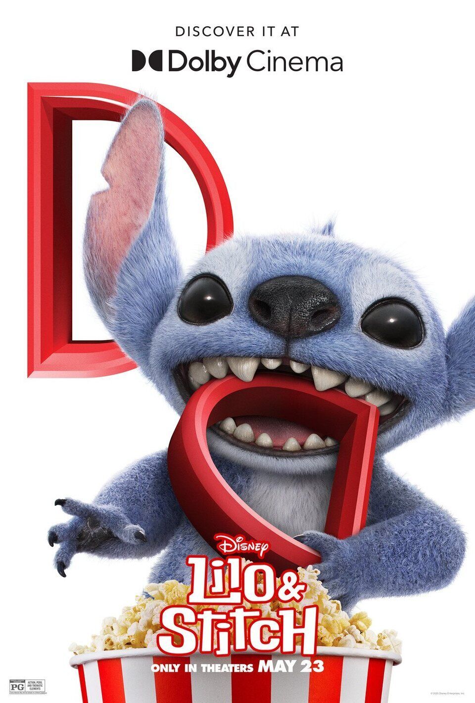 Póster de cine Dolby de 'lilo and stitch'
