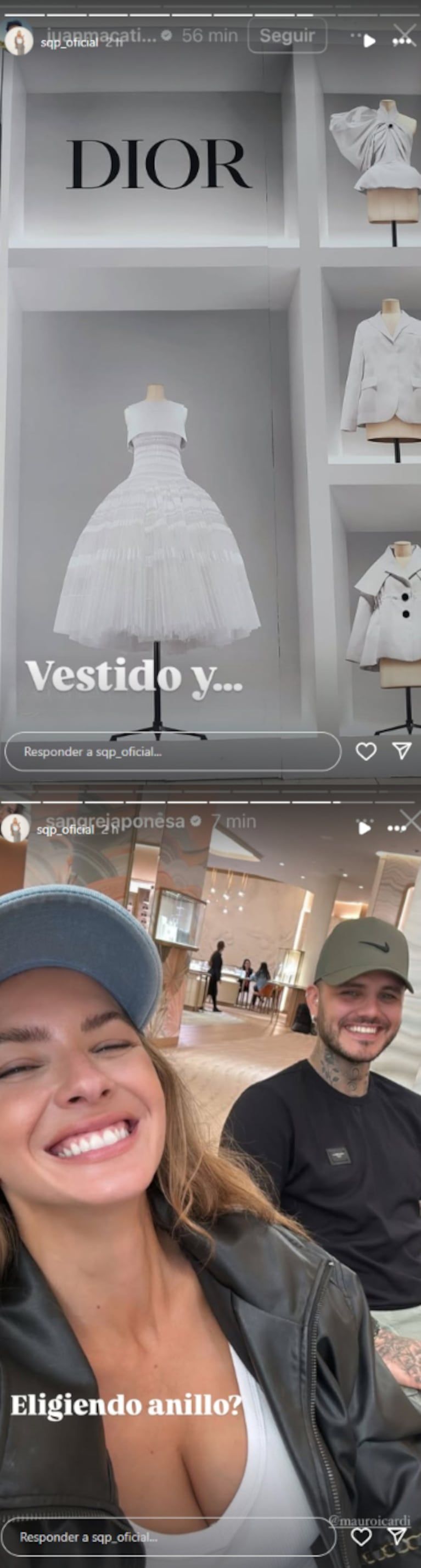 El China Suárez y Mauro Icardi en un altar: las fotos que alimentaron los rumores del matrimonio (Foto: Instagram /SQP_oficial)