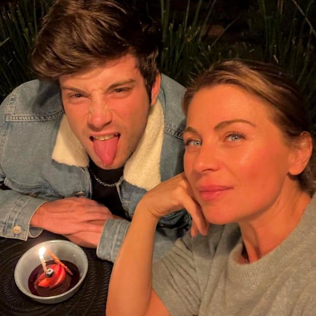 Paleta Ludwika con su hijo Nicolás Haza / Foto: Instagram