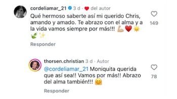 Mónica Sánchez, Exnovia de Christian