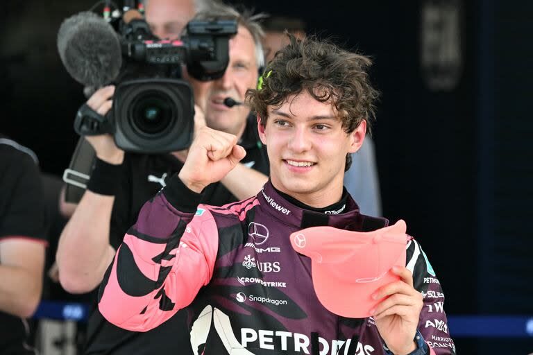 Andrea Kimi Antonelli durante el Gran Premio de Miami (Foto de Chandan Khanna / AFP)