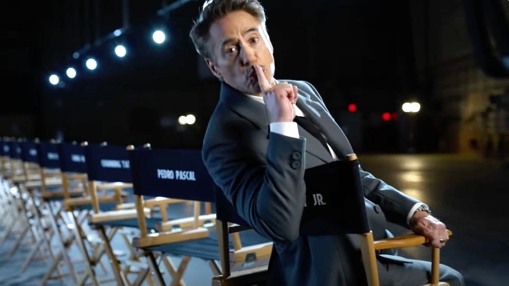 Robert Downey Jr. en el anuncio de la distribución de 'Avengers: Doomsday'