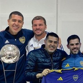 Riquelme dijo sobre la continuidad de Herrón, la partida del Gago y el árbitro contra Lanús