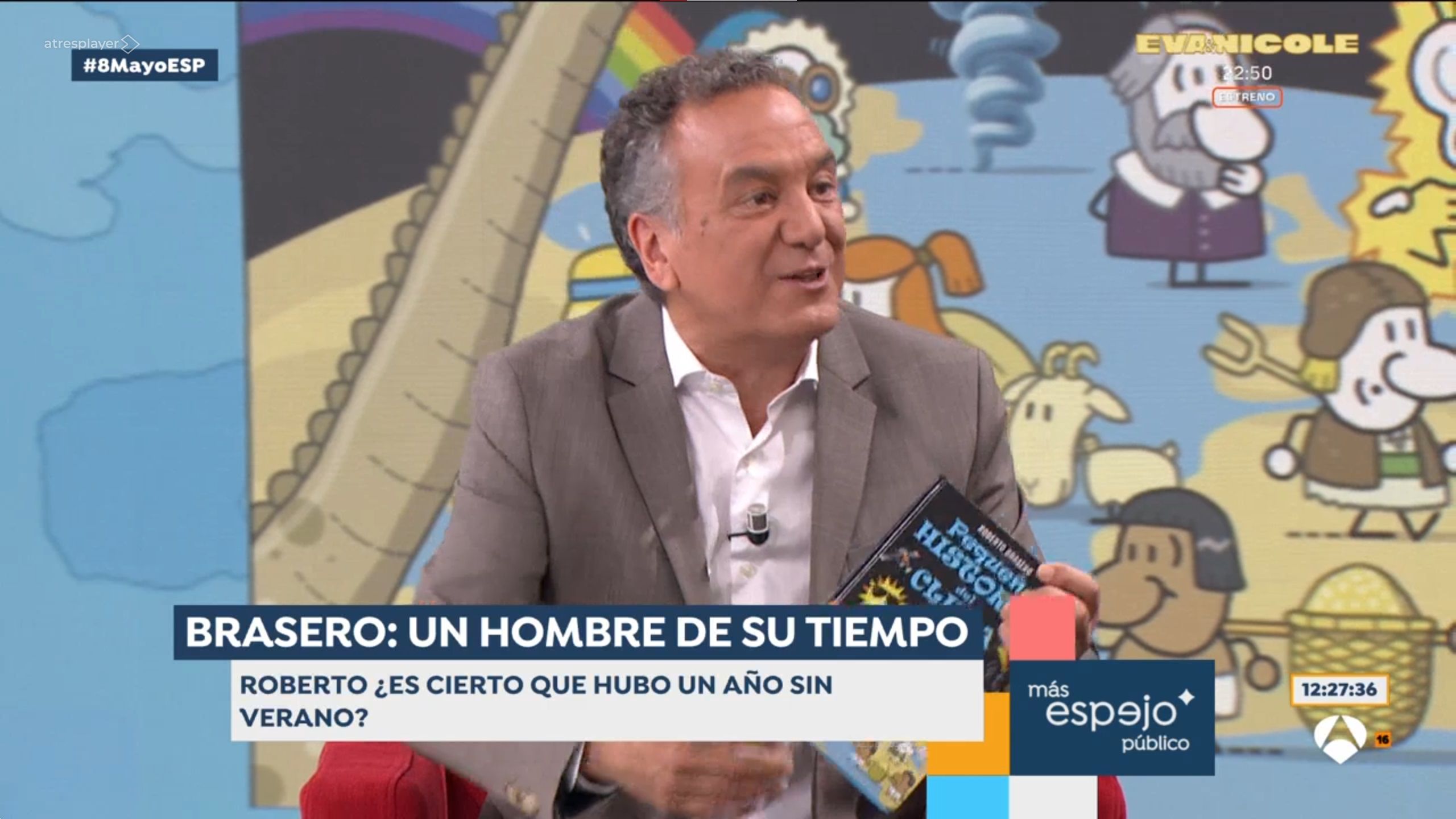 Roberto Brasero, en 'Mirror público'.