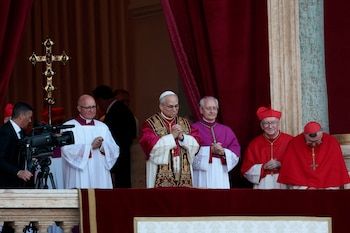 El recién elegido Papa Leo XIV,