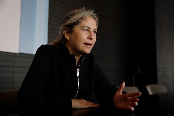 El Argentine Wild Almada habla durante una entrevista con Efe el 21 de abril de 2023 en Bogotá (Colombia). Efe/ Carlos Ortega