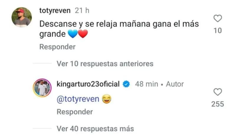 Respuesta de Arturo Vidal después de la derrota de U de Chile - Créditos: Captura