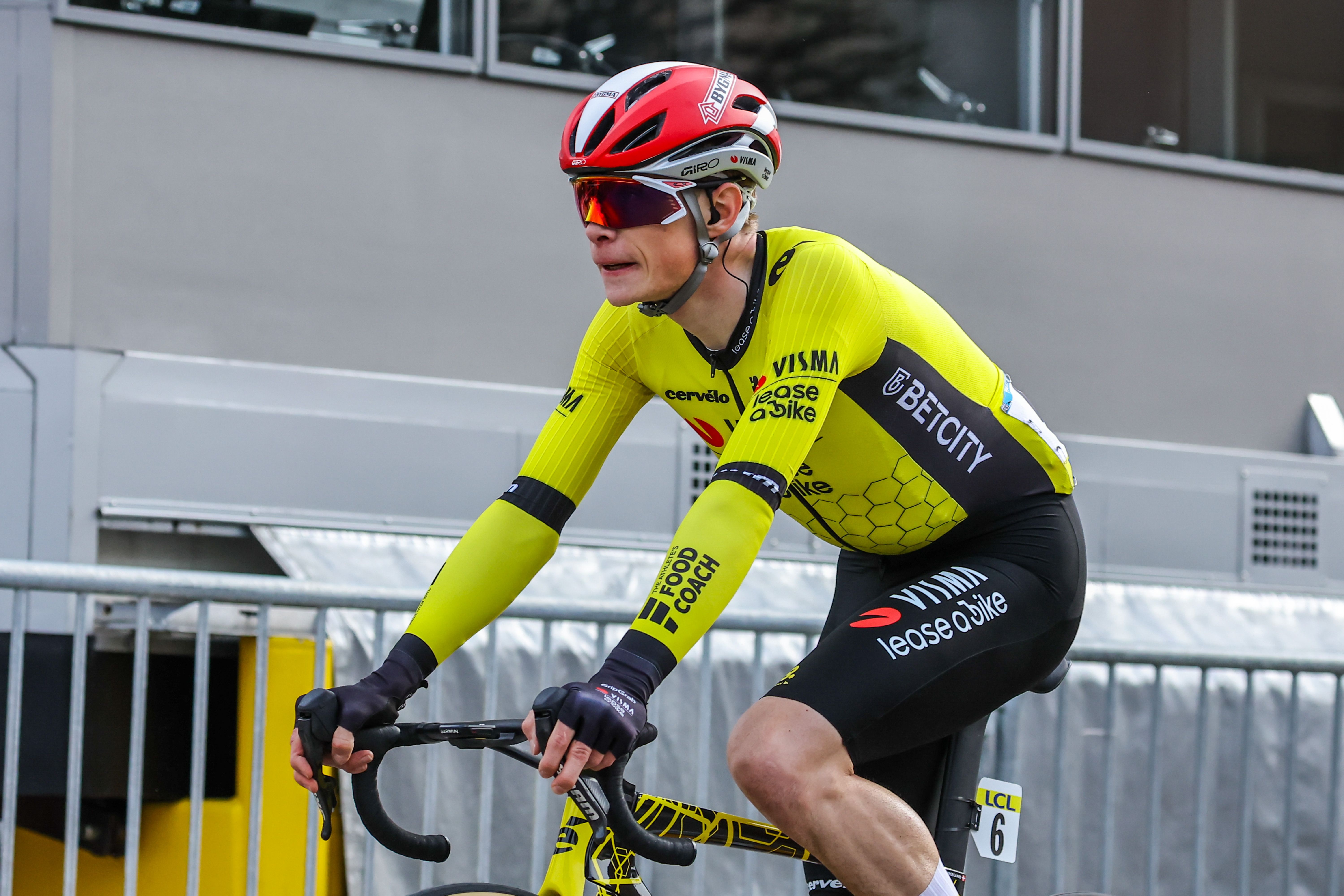 Jonas Vingegaard, antes de la primera etapa del París-Niza