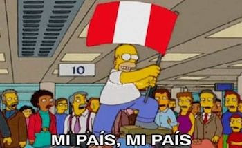 Así, los peruanos reaccionaron