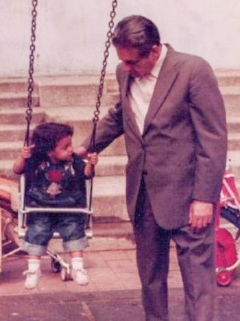 Foto tierna de René