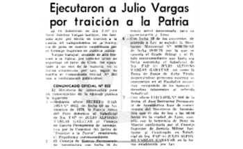 El caso de Julio Vargas