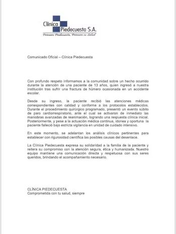 El menor fallecido residía con
