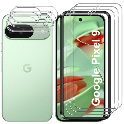 Lutree para Google Pixel 9 Cristal templado, 3+3 piezas