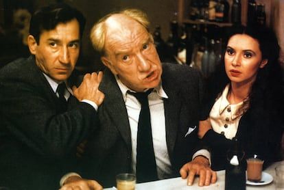 José Sacristán, Fernando Fernán Gómez and Laura del Sol, in 'The trip to nowhere'.