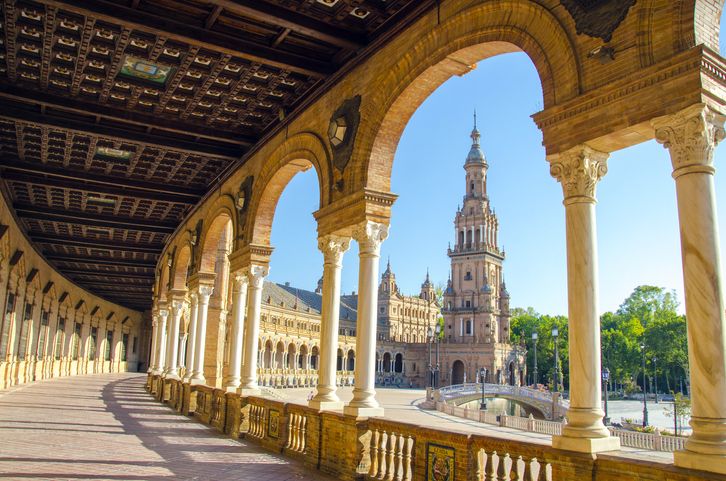 Plaza de España in Seville.