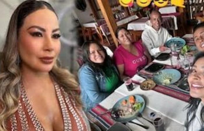 Pamela López nannanas posan with Christian Cueva and Pamela Franco – .