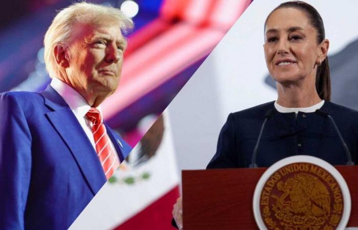 Sheinbaum tiene una llamada con Trump; Acuerdan mejorar el equilibrio comercial, dice.
