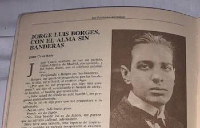 “Borges jugó todo el tiempo, cantó, era como un niño”.