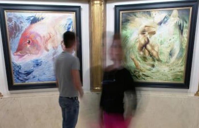 Nérstor, el pintor canario de techo que llega a la reina Sofía