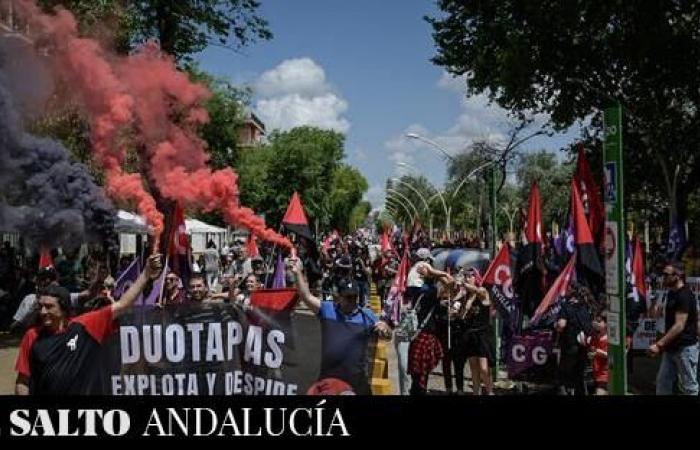 Miles de personas se unen al 1 de mayo alternativa en Andalucía – El Salto -.