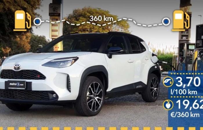 Toyota Yaris Cross Full Hybrid (2025), prueba de consumo real -.