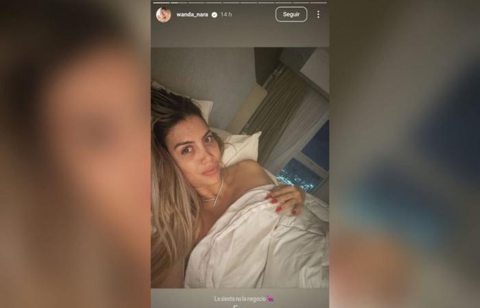 Wanda Nara posó sin ropa en la cama y generó fuertes especulaciones: ¿una indirecta para la concesión L?