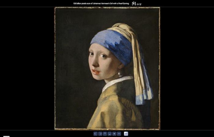 “The Pearl Girl” a 108 Gigapixels, un clásico de Vermeer que se ve con más detalle en línea que en “Real” -.