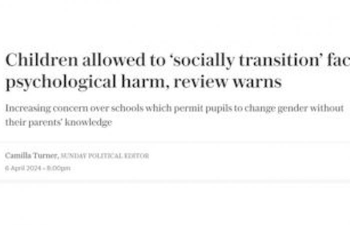 Fuerte advertencia de los Estados Unidos contra los tratamientos de transición de género en menores -.