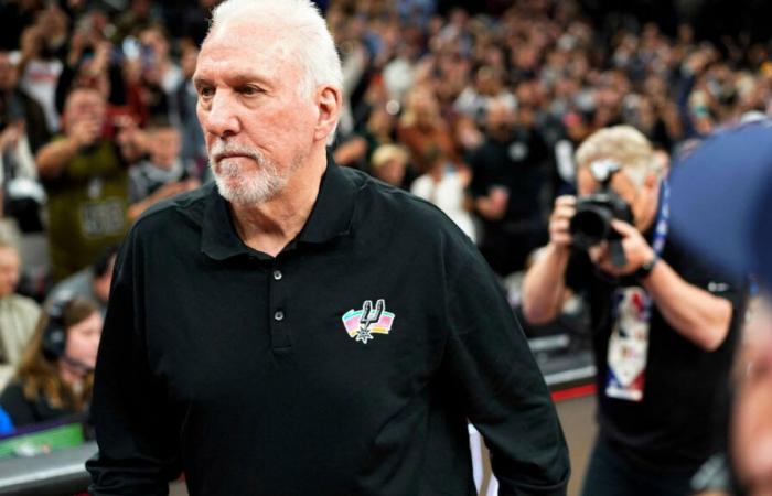 Popovich se despide del banco de los Spurs después de 29 años.