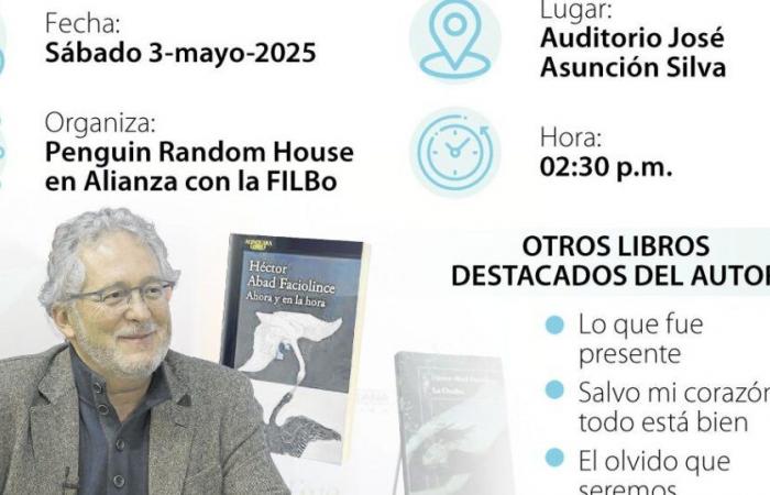 Héctor Abad hablará sobre Ucrania en la feria del libro con su novela más reciente.
