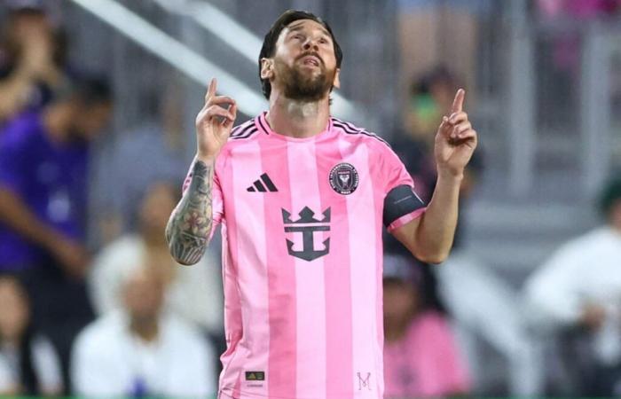 Doble pared con el Venezolano Segovia, control con la derecha y 4-1 del Inter Miami, que ganó nuevamente.