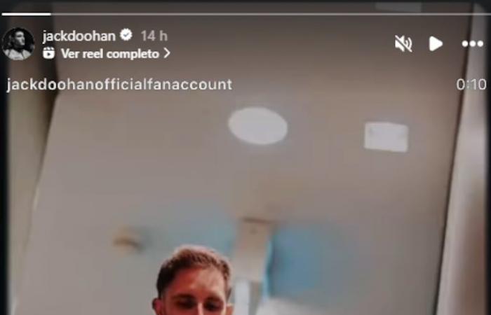 La publicación que Jack Doohan hizo horas después de ser reemplazado por Franco Colapinto en Alpine -.