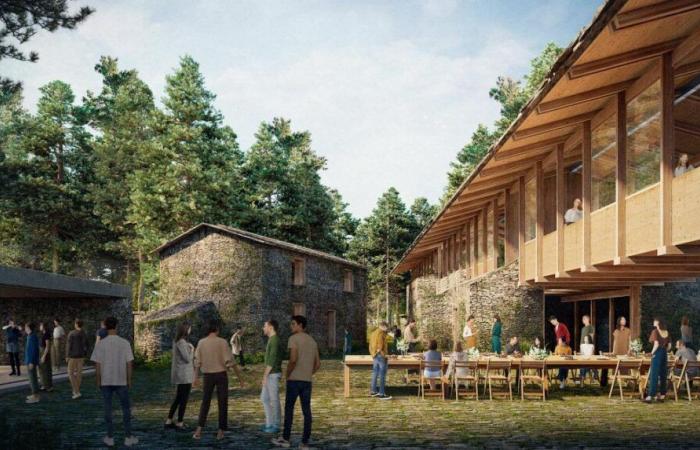 Rehabilitación de la granja El panda da da de los puentes (una coruña) – Ander Bados Sesma Studio Copla Juan Carlos Bamba a Senén Rivero -.