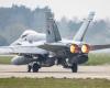 F-18 español simulan el lanzamiento de misiles Taurus y Harpoon en el ejercicio aéreo más grande de la OTAN este año.