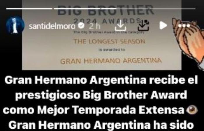 Santiago del Moro celebró la mejor noticia