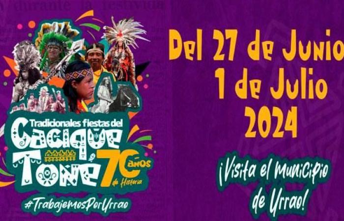 Fiestas del Cacique Toné 2024 en Urrao, Antioquia