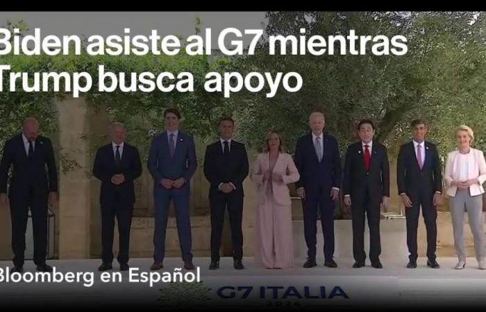 Biden asiste al G7 mientras Trump busca más apoyo en casa