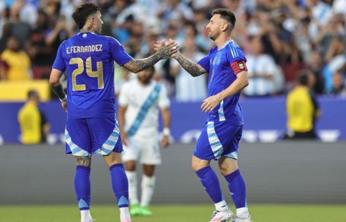 Argentina venció a Guatemala y llega fuerte a la Copa América