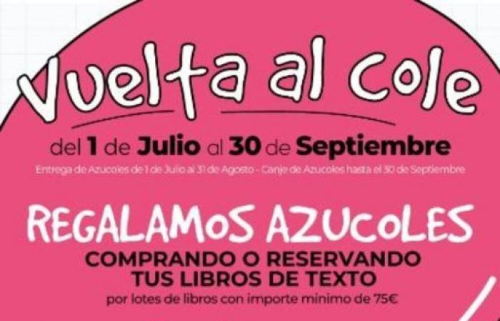 Librerías de Azuqueca ayudan a las familias con el “Regreso a clases”