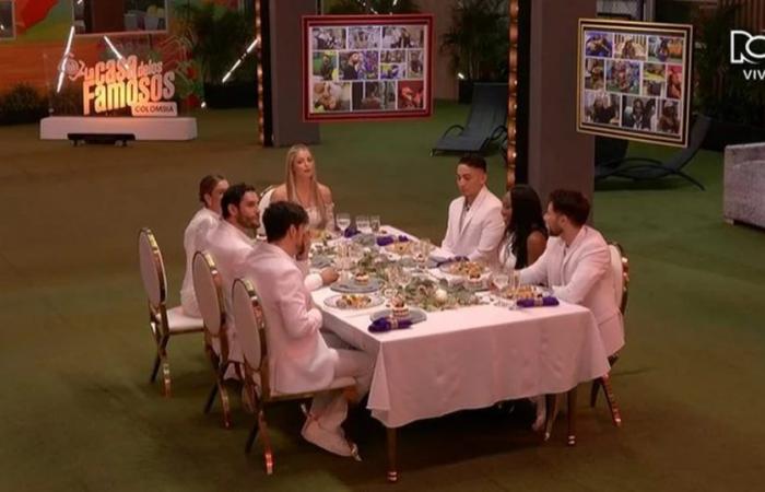 ‘La casa de la famosa Colombia’ tuvo una cena de lujo antes de conocer al segundo finalista