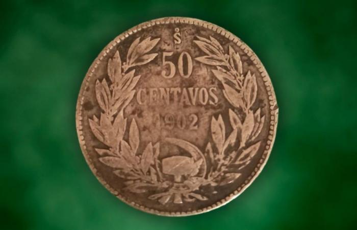 Dan hasta $7.000 por esta antigua moneda chilena de 50 centavos