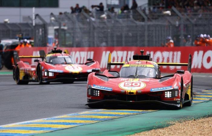 vibrante duelo Ferrari-Porsche en la salida; Toyota regresa