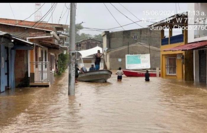 Fuertes lluvias causan emergencia en Juradó, Chocó; el municipio está bajo el agua – .
