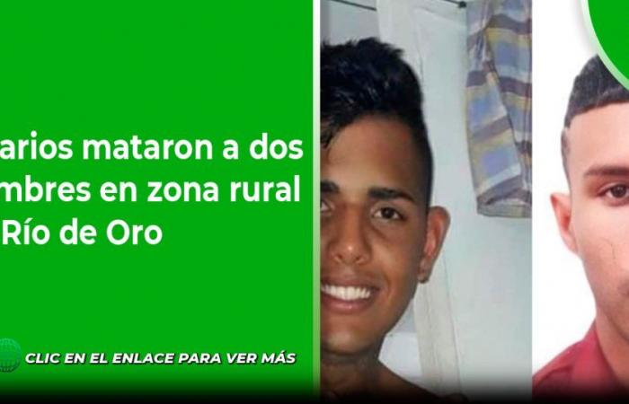 Sicarios mataron a dos hombres en zona rural de Río de Oro
