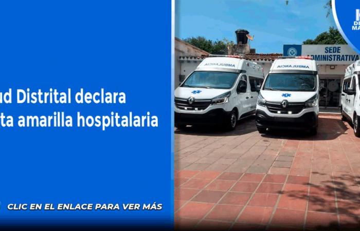 Salud Distrital declara alerta amarilla hospitalaria – .