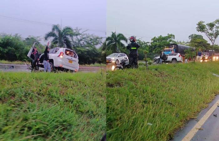 Espectacular accidente de camión en variante Ibagué