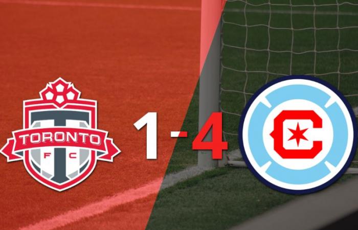 Toronto FC sufre humillante derrota por 4-1 ante Chicago Fire