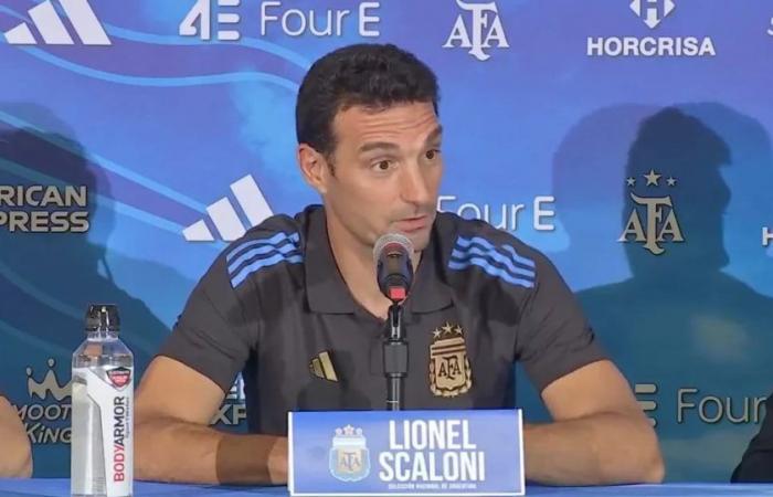 La contundente frase de Lionel Scaloni sobre Alejandro Garnacho antes de dar la lista definitiva para la Copa América
